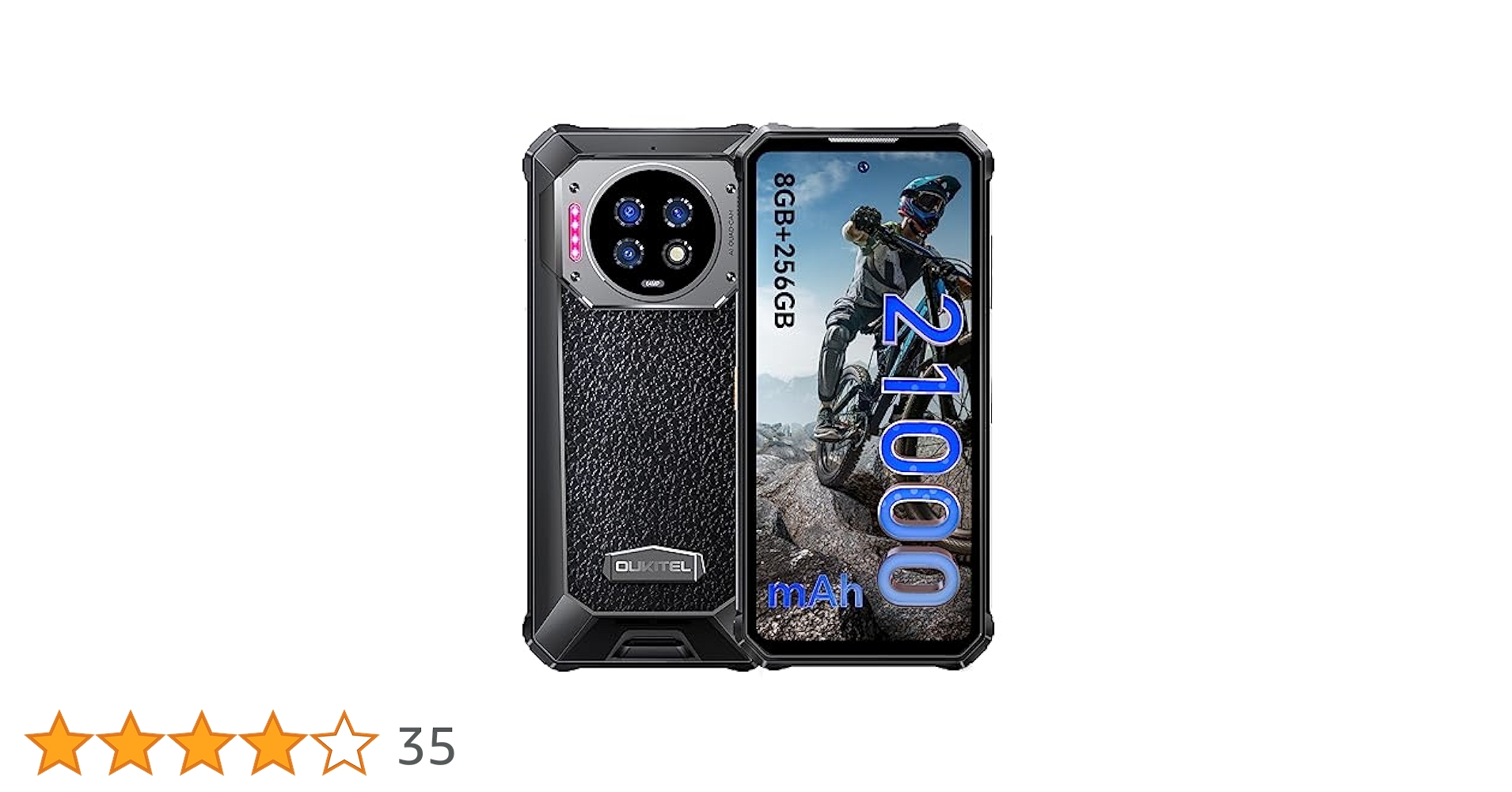 Amazon | OUKITEL WP19 SIMフリー スマホ 本体 21000mAh大容量