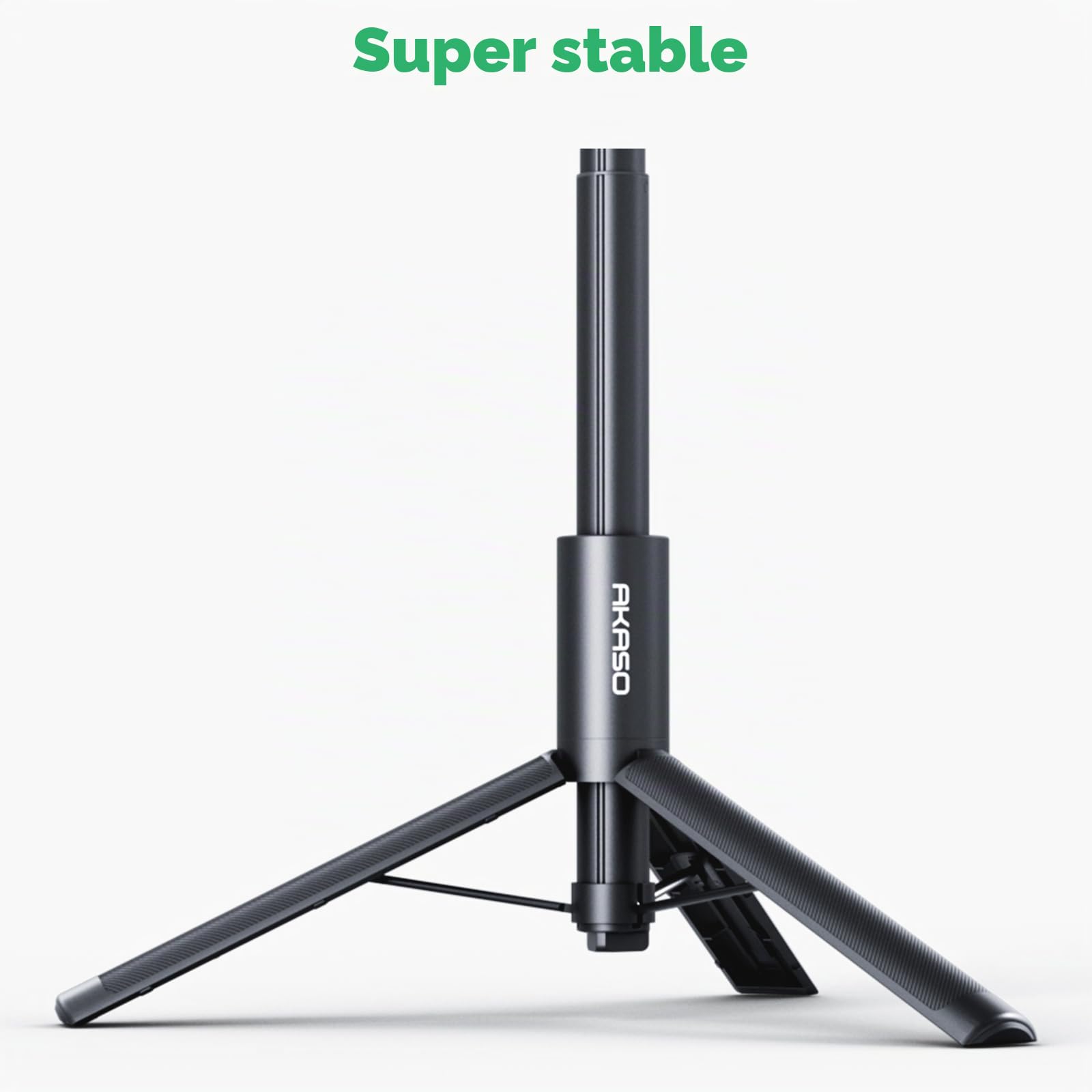 AKASO Perche à Selfie Invisible et Trépied 120cm (47.2"), Compatible avec Insta360 X5, X4, X3, Ace Pro, DJI Osmo Action, Pocket 3, GoPro Hero 13, 12, 11, AKASO 360, EK7000, V50X pour Caméra Sport