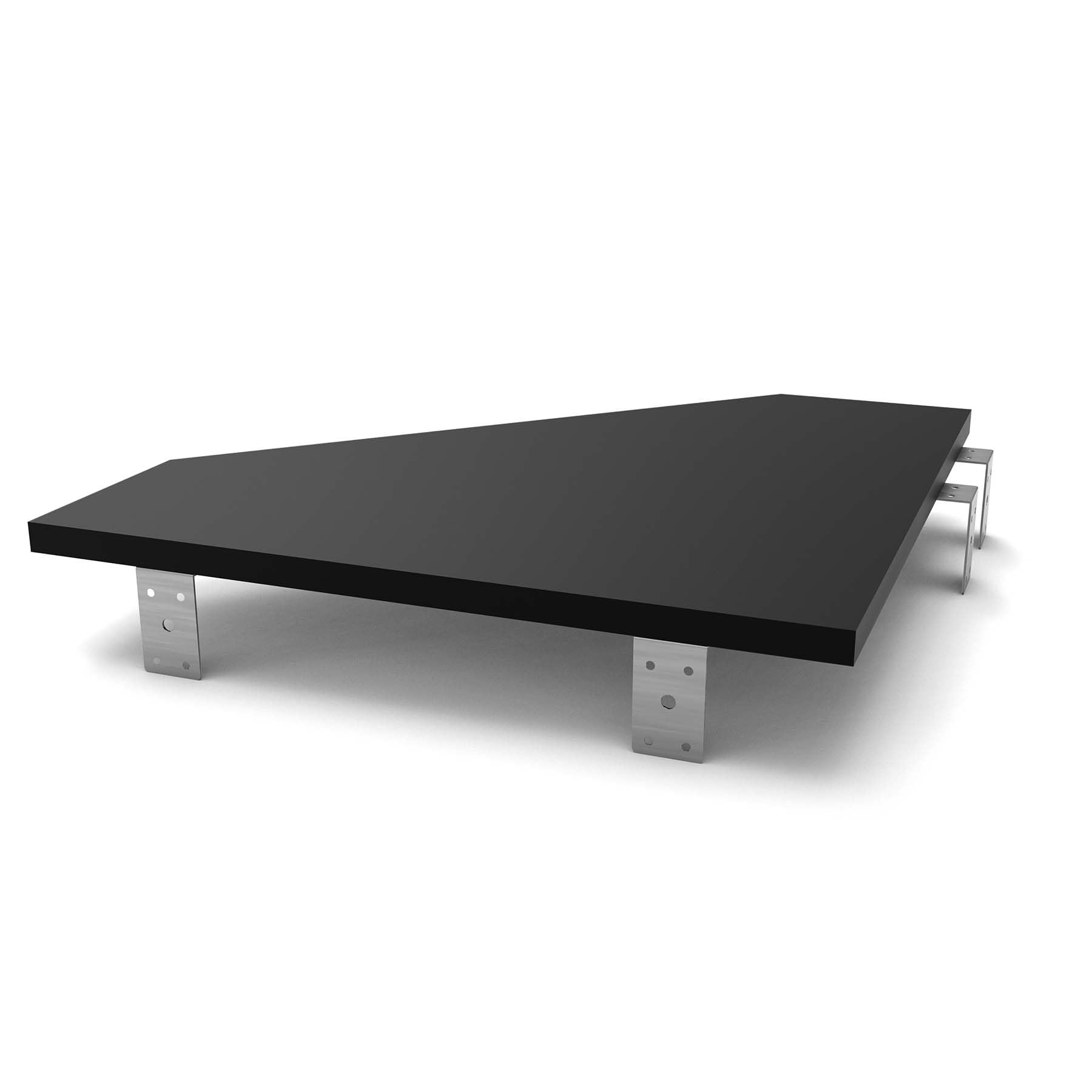 Glorious Modular Side Rack Adapter Schwarz - Accessorio per scrivania da studio
