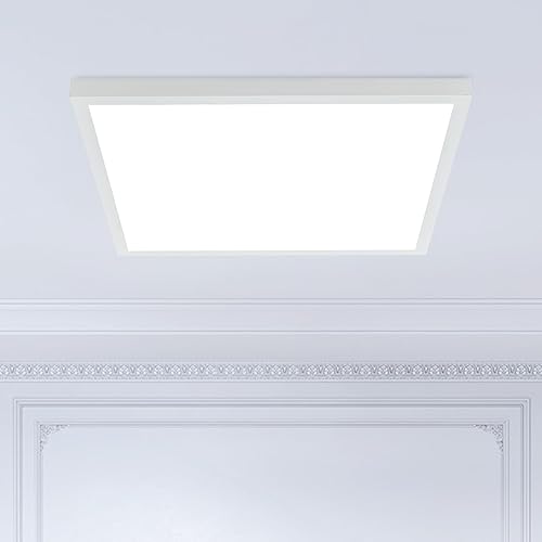 Miniatura 2 de Panel de luz LED de montaje en superficie de 2 x 2 pies, regulable y 3 colores seleccionables, 3000 K4000 K5000 K, 40 W, 24 x 24 pulgadas, luz de