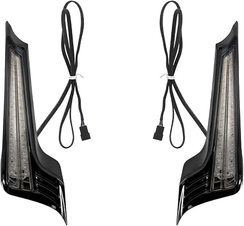 Miniatura 1 de HDBUBALUS Luces de panel de llenado de motocicleta LED trasero guardabarros intermitentes lámpara de freno para Harley Touring Road King Street