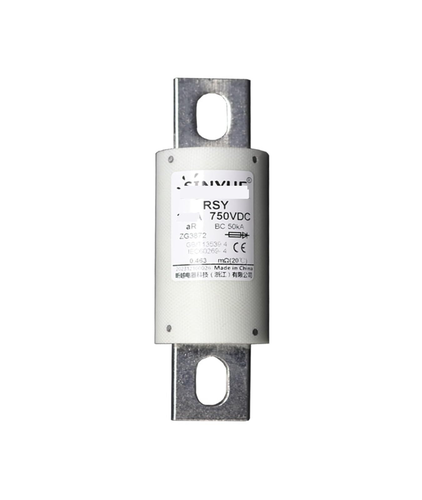 Fusible de pile de charge CC DC750V pour véhicule électrique