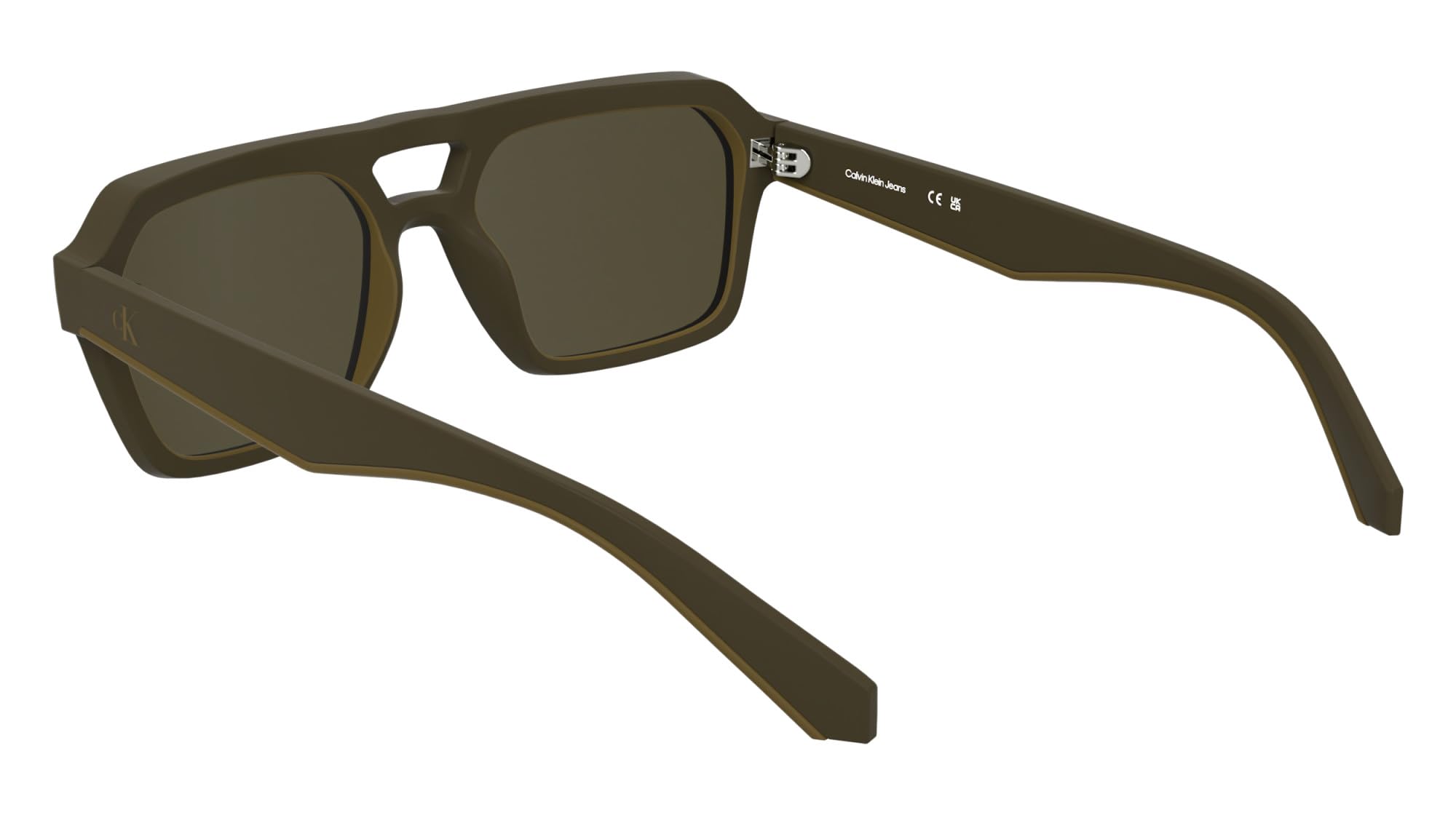 Calvin Klein Jeans Men's Sunglasses CKJ25603S - Matte Brown with Solid Brown Lens