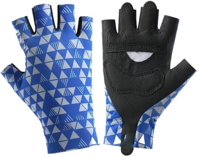 Cycling Half Finger Anti-Slip Breathable Outdoor Equipment Fitness Sports Nylon Gloves