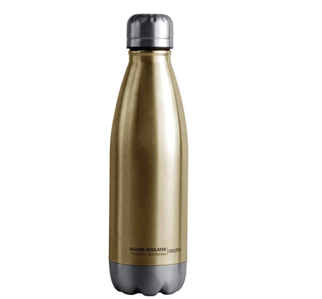 500 Ml Vacuum Sealed Double Wall Bottle - Gold
