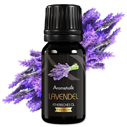 Aromaholik Lavendelöl BIO 100% naturrein – Ätherische Öle für Diffuser & Aroma Diffuser – Zertifiziertes ätherisches Öl aus Indien – Lavender Essential Oils 10ml für Sauna & Massage Aromaholik Lavendelöl BIO 100% naturrein – Ätherische Öle für Diffuser & Aroma Diffuser – Zertifiziertes ätherisches Öl aus Indien – Lavender Essential Oils 10ml für Sauna & Massage