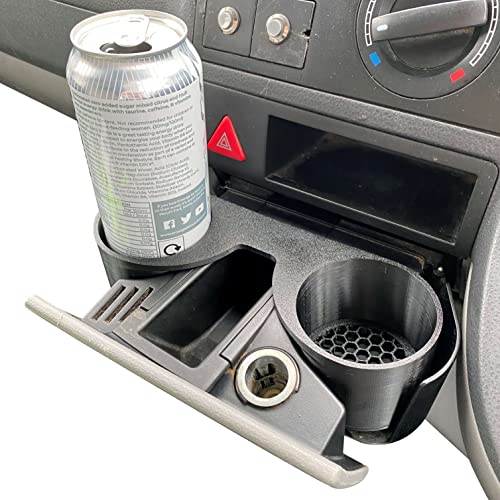 Cup Holder Insert For T5 T5.1 Transporter For Centre Console Tray : Grey