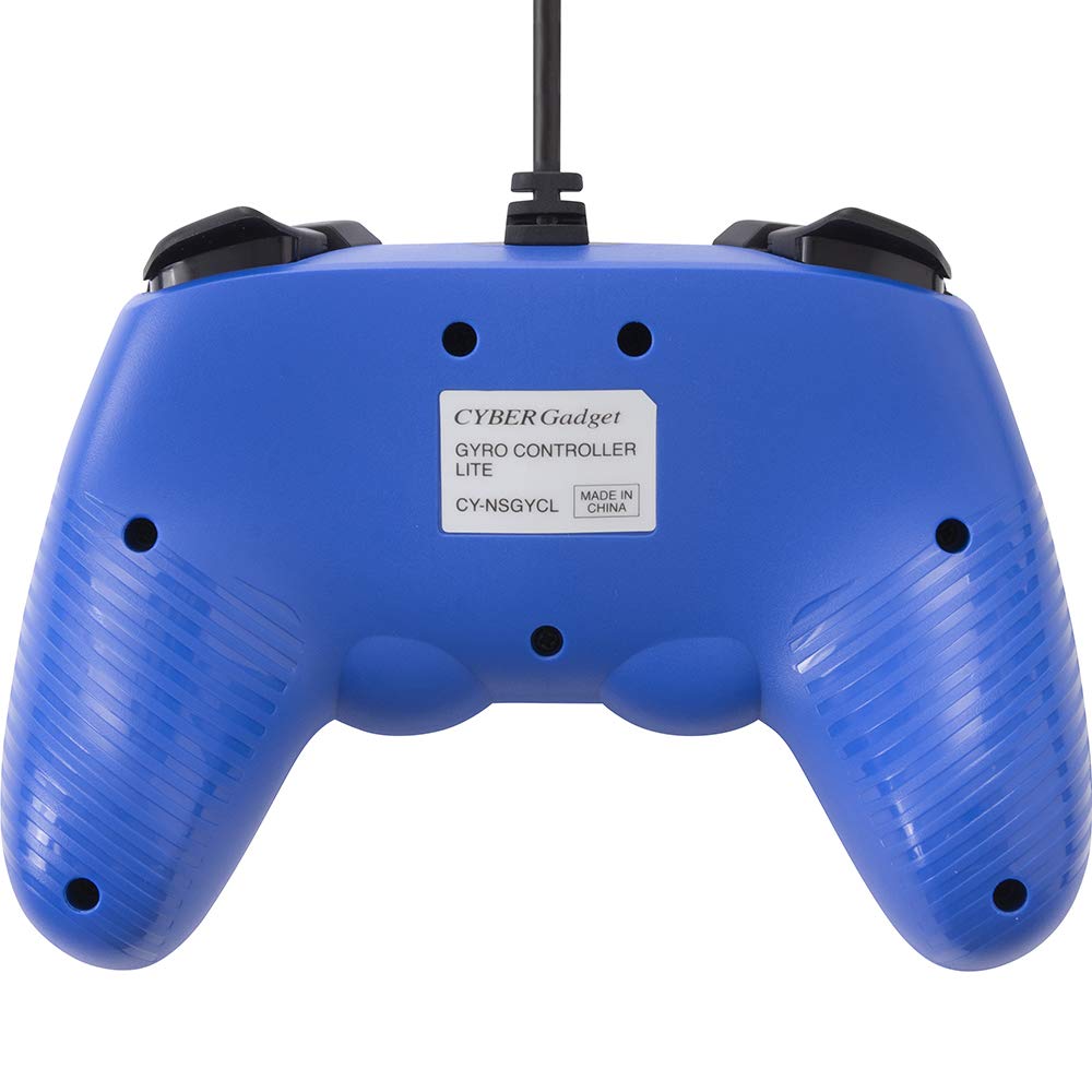 (未使用･未開封品) CYBER ・ ジャイロコントローラー ライト 有線タイプ ( SWITCH 用) ブルー - Switch Amazon.com: 【連射ボタン搭載】 CYBER ・ ジャイロコントローラー