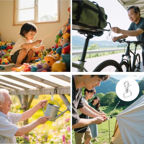 image for TAYCZGQL 2 Pcs Trigger Snap Hooks Heavy Duty Rein Clips with Trigger S