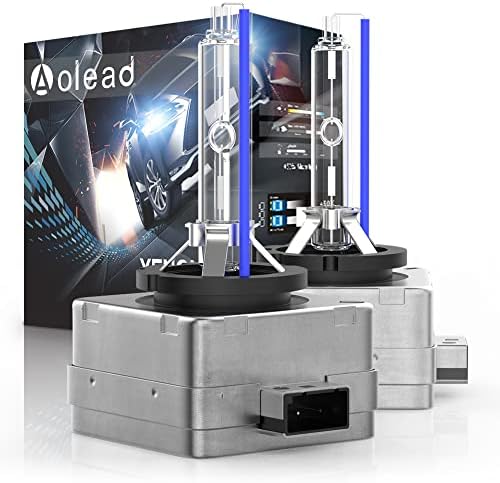 AOLEAD D1S Xenon Brenner Hid Xenon Scheinwerferlampe 12V 35W, 8000K (2 Lampen)