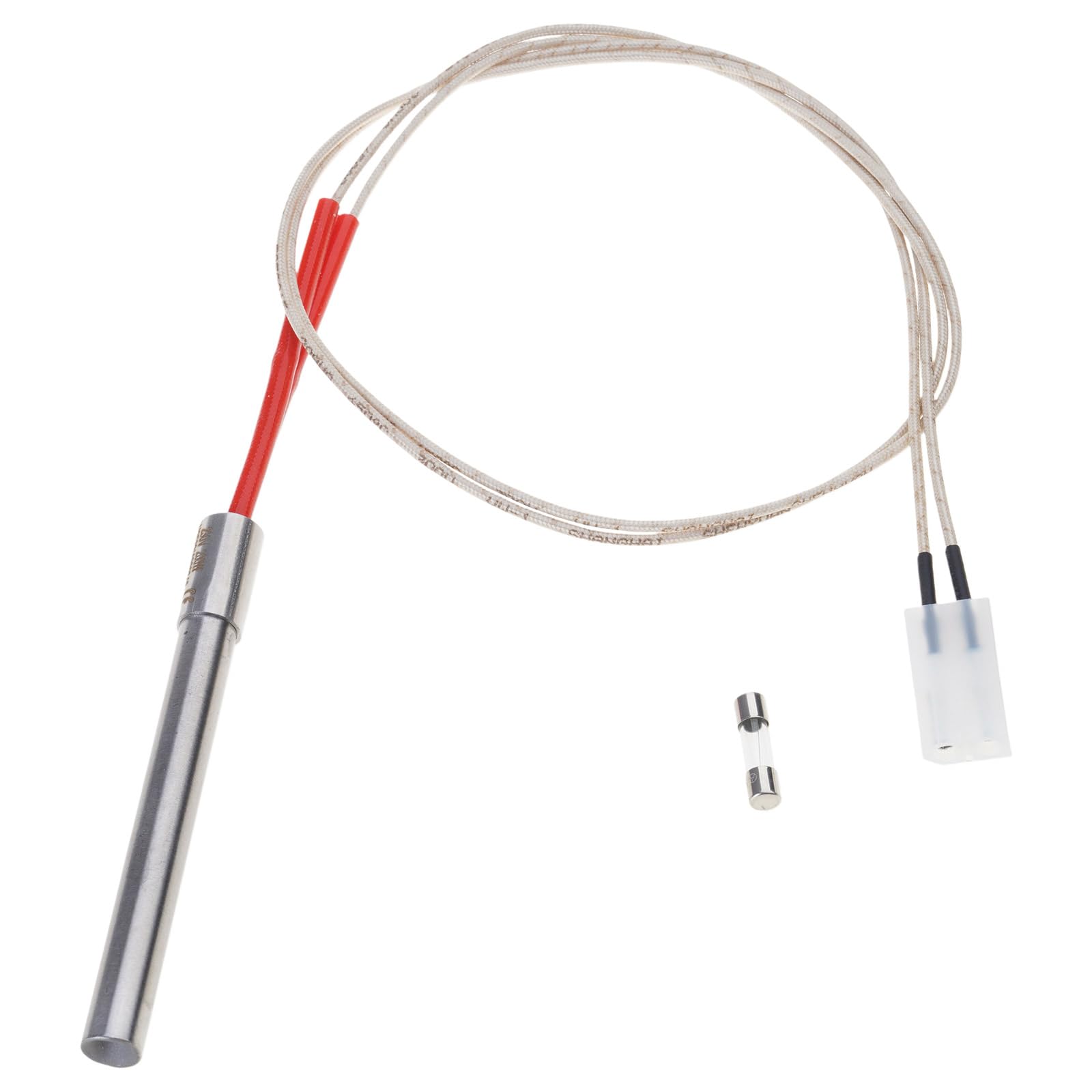 Buxuaaaa 20V 80W Pellet Grill Stainless Steel Heating Tube High-Temperature Grills Igniters Replacement Part