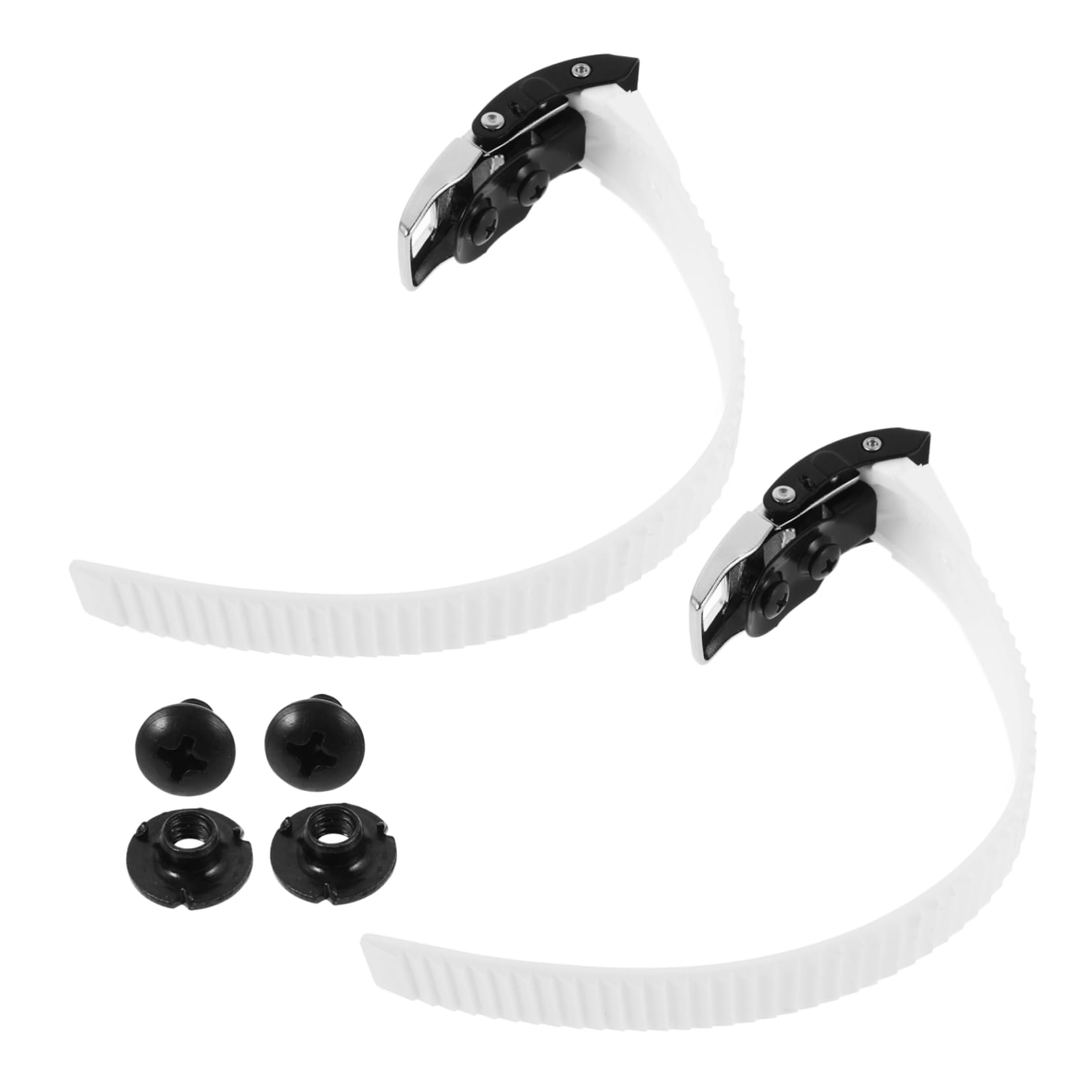 NAMOARLY 1 Pair Sturdy PVC Roller Skate Straps Replaceable Buckle Straps for Roller Shoes Skating Shoes