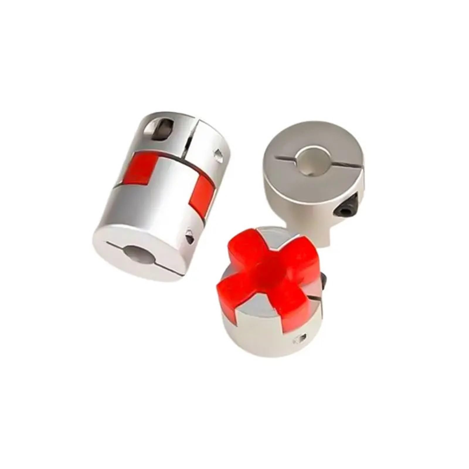Accouplement XB25*30 à 2 mâchoires en aluminium for arbre flexible, vis D25L30, 1 pièce(5x12mm)