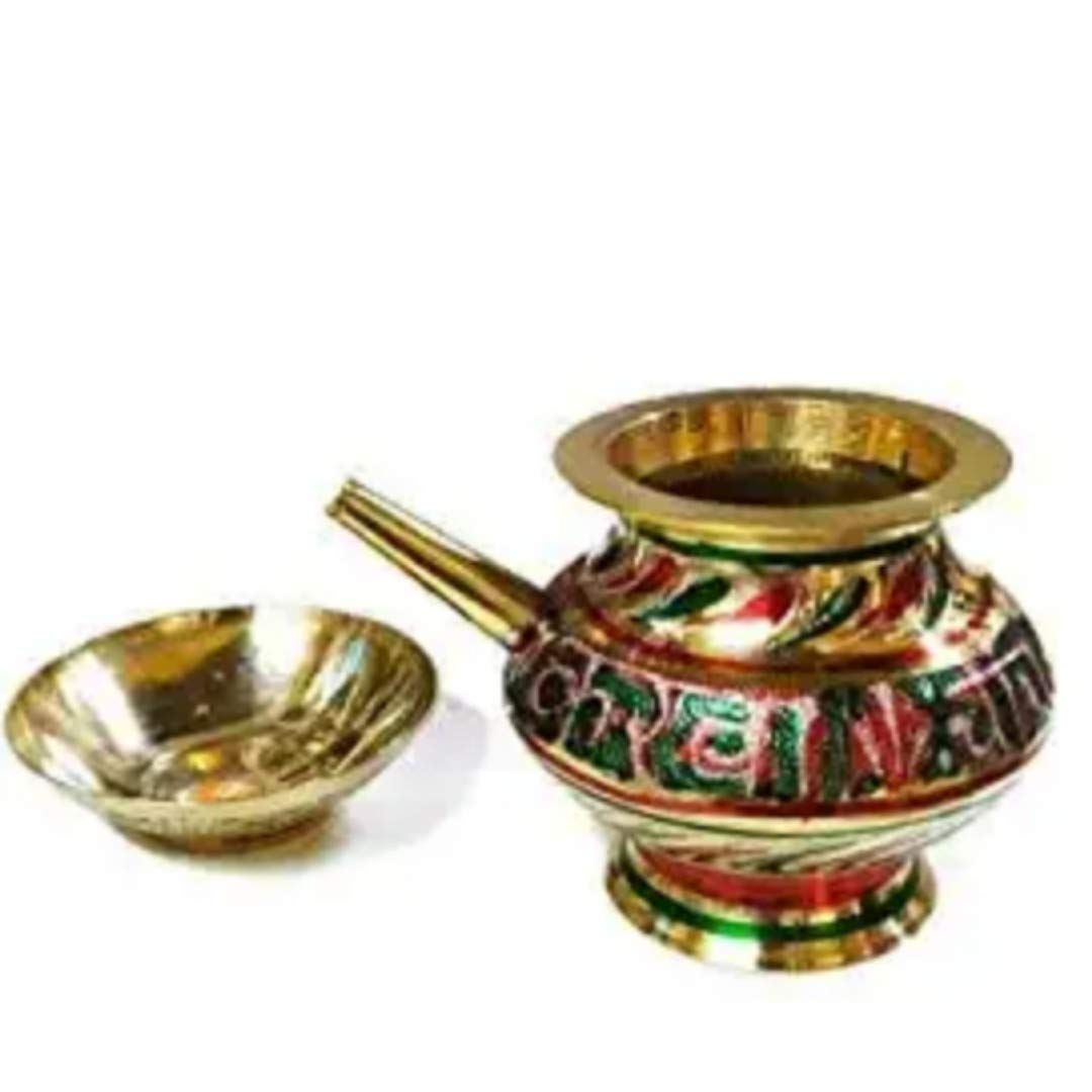 Brass Karwa Set for Karwa Chauth Pooja -1