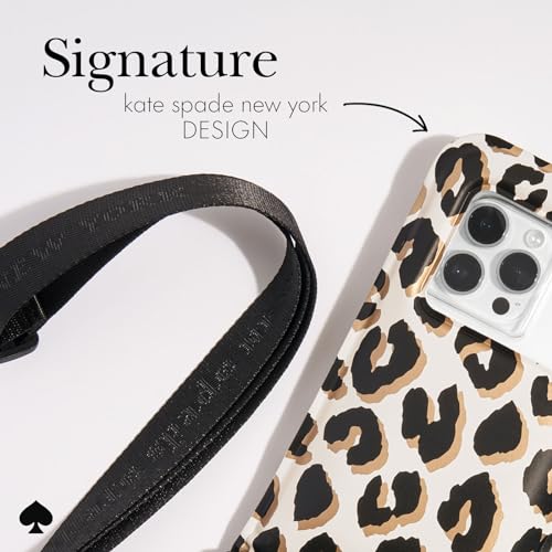 Image of kate spade new york IP68 Floating Waterproof Phone Pouch - City Leopard