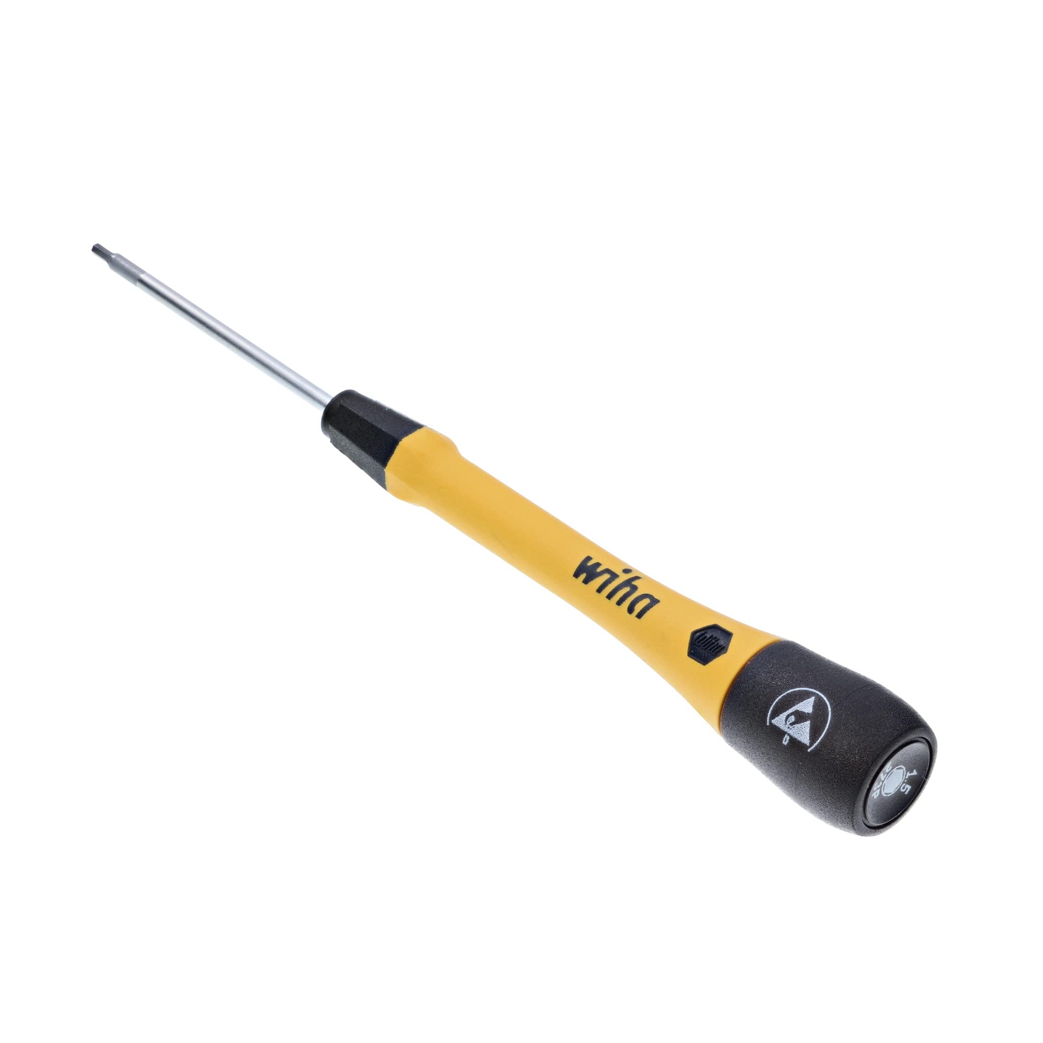 Wiha 27553 ESD Safe PicoFinish - Destornillador de precisión (1,5 x 50 mm)