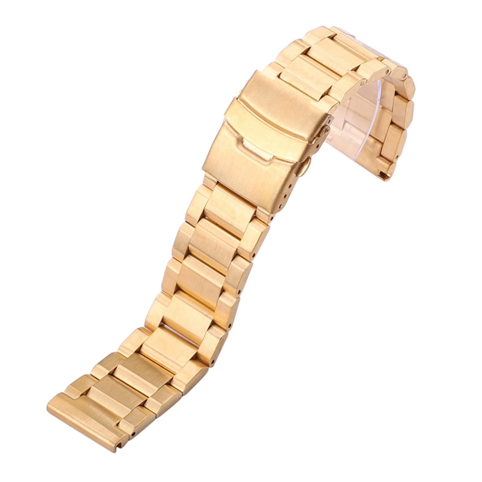 Cinturino in acciaio inossidabile 18mm 20mm 22mm 24mm Cinturino for orologio in metallo Bracciale a maglie Cinturino nero argento oro rosa