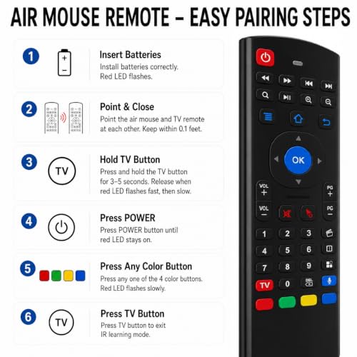 zieva store Store Zieva Store Air Mouse Pointer Smart Universal Remote - Image 6