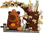 Capybara Building Blocks Set -1880PCS Cute Animals & Flowers Building Bricks Kit Kawaii Capybara Gifts Toy for Kids Age 8+, Capybara Stuff Pen Holder&Desk Organizer, Arts &Crafts for Boys Girls Adult