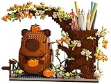 Capybara Building Blocks Set -1880PCS Cute Animals & Flowers Building Bricks Kit Kawaii Capybara Gifts Toy for Kids Age 8+, Capybara Stuff Pen Holder&Desk Organizer, Arts &Crafts for Boys Girls Adult