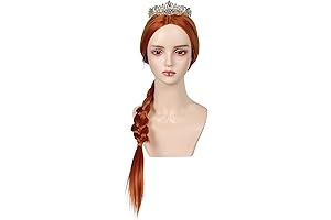 Long Green Fiona Costume Princess Fancy Dress Carnival Party Wigs