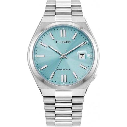 Citizen Tsuyosa Automatic Sky-Blue Dial and Stainless Steel Bracelet Watch 40mm NJ0151-53M