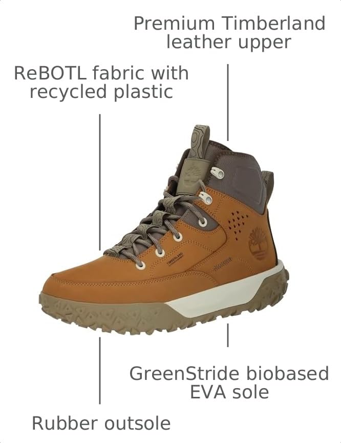 Image of Timberland Men's Greenstride Motion 6 Mid Hiking Boots