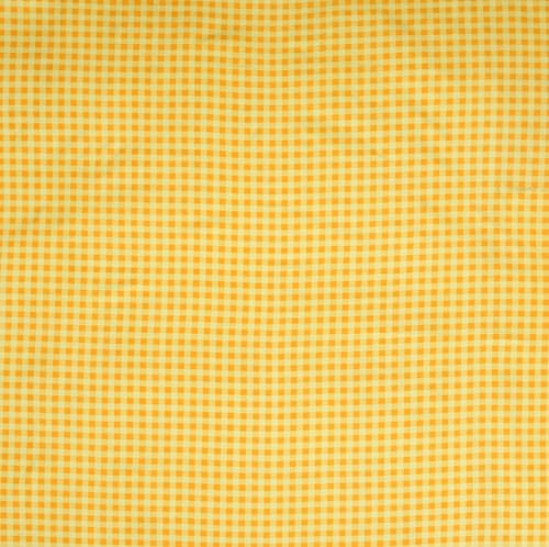 Image of Pure Cotton Checked Printed Single Bed Sheet (60x90 Inches) with 1 Pillow Cover (18x28 Inches)- Pink (Yellow)