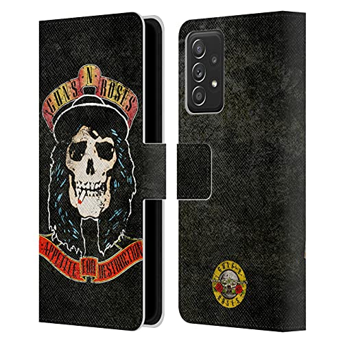 Étui Portefeuille Guns N' Roses Samsung A53 5G en Cuir Premium Finition Stradlin