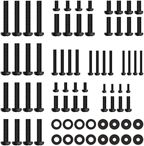 PERLESMITH Universal TV Mounting Hardware Kit Fits Most TVs, Includes M4, M5, M6 and M8 TV Screws, Washers and Spacers for TV and Monitor Mounting up to 80 inches, PSUHP