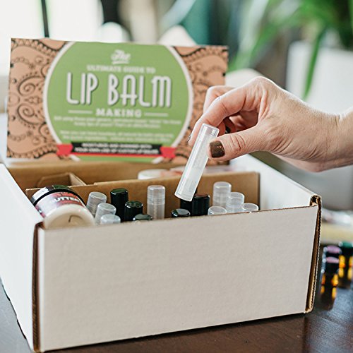 Deluxe Lip Balm Kit with Filling Tray, (77-Piece Set) For Making Your Very Own Clear & Colored DIY Lip Balms! | Includes Tubes, Bees Wax Pouch, 100% Pure Therapeutic Essential Oils & More - Thumbnail 2