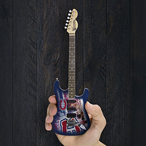 Image of The Sports Vault NHL Unisex Woodrow Guitar NHL Collectible Mini NorthEnder Guitar