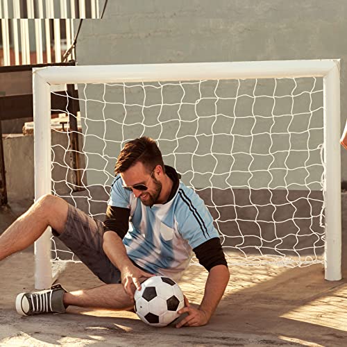 2 Pieces Soccer Replacement Goal Net 6 X 4 Ft Football Polyethylene Training Nets Goal Keeper Net And Soccer Goal Straps For Kids Young Teenage Sports Football Training, Post Not Included #TOP6