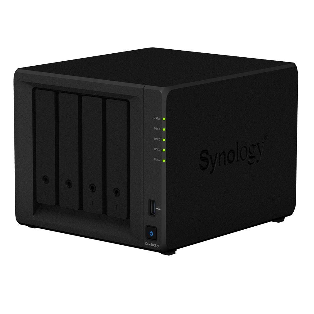 Synology DS418play 4 Bay Desktop NAS Enclosure : Amazon.co Synology DS418play 4 Bay Desktop NAS Enclosure : Amazon.co