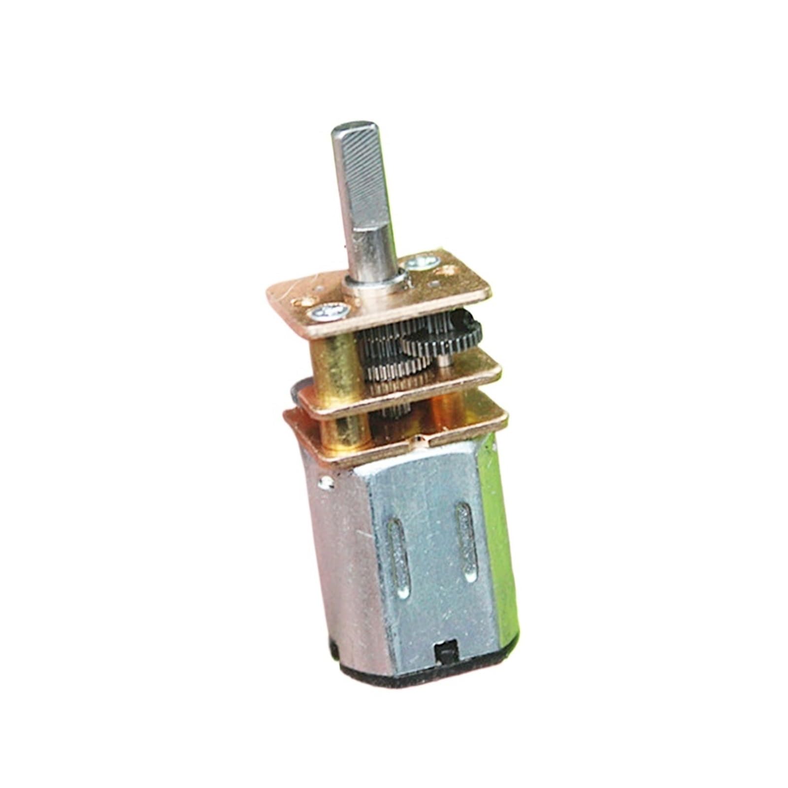 HJNAOKGWHQ 5PCS N20 Gear electronic starter DC 3V 5V 6V 7.4V 9V 43RPM-128RPM Reduction All Metal Gearbox Low Speed Deceleration Smart Toy Car