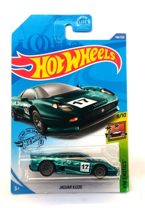 Hot Wheels Jaguar XJ220 HW Exotics Ages 3 and Up (Green) : Amazon