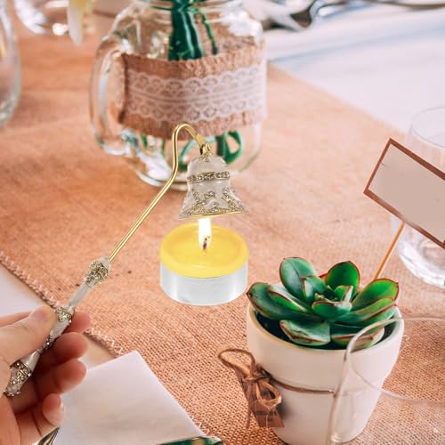 Éteignoir à bougie de style rétro conçu en acier résistant pour un usage durable