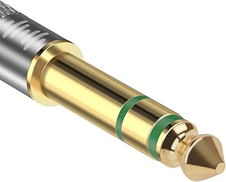 Geekria 6.35mm (1/4'') Stereo Male to 2.5mm Balanced Female Headphones Adapter for 2.5mm Balanced Cable, Gold Plated Aluminum Alloy Conversion Audio Plug