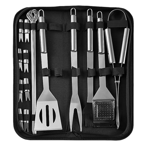 Set de Parrilla para Exterior, 18 Piezas Acero Inoxidable miniatura 1