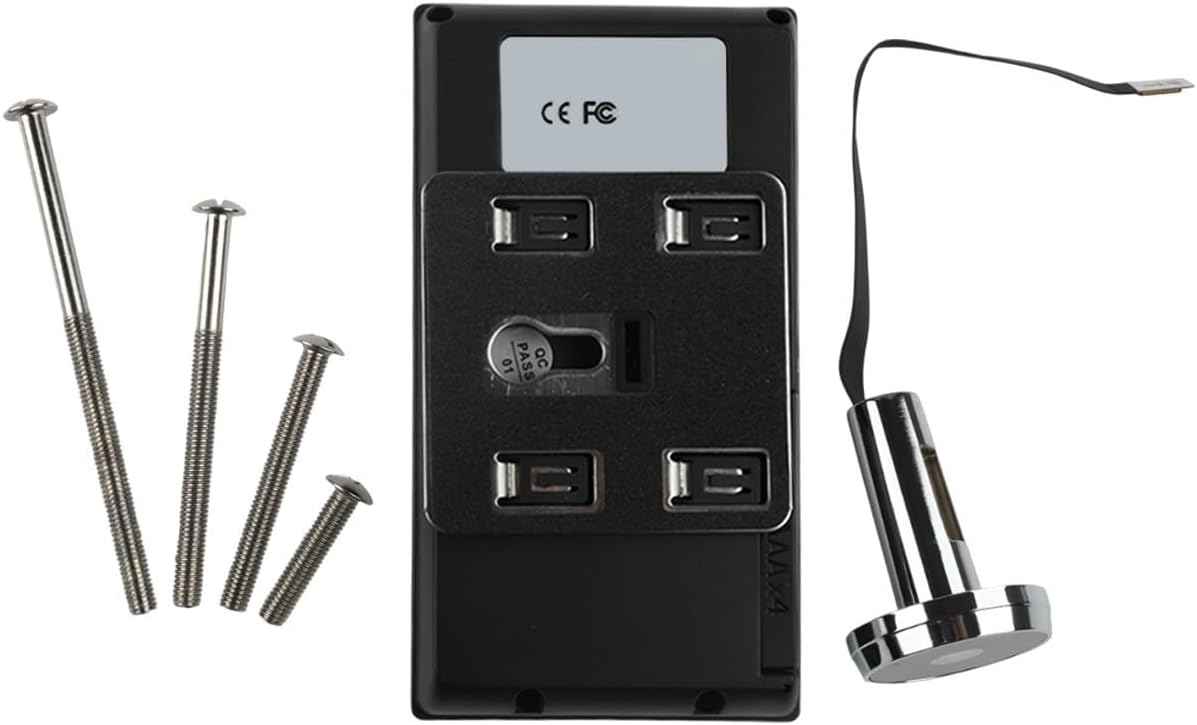 Home Security Digital Peephole Viewer with 3.5 Inch Camera for Indoor and 720P HD Outdoor 120° Wide Angle Zinc Alloy Compatible (SKU)