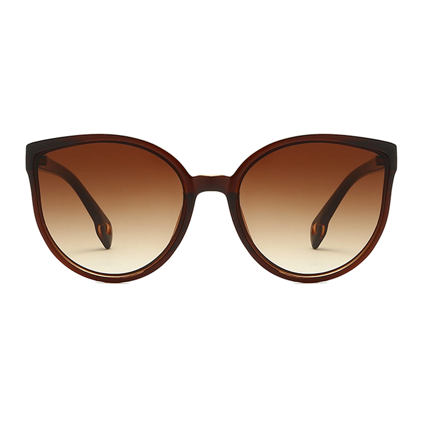 Long Keeper Grande Lunettes de Soleil Femme Oeil de Chat Vintage Lunettes de Soleil Ronde Cat Eyes Surdimensionnées Mode Lunette Femme Oversize UV400