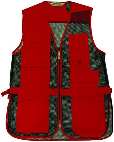 Bob-Allen Shooting Vest, Left Handed, Red, 2X