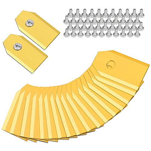 Titan Messer Klingen, 45Pcs Automower Ersatzklingen mit Schrauben, Ersatzmesser für Gardena Mähroboter, Gardena Mähroboter Zubehör, Yard Force