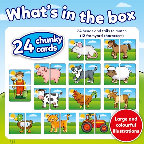 Image of Orchard Toys Animal Matching Memory Game - Educational Learning Toy for Kids 3-7 Years | Preschool Brain Development Activity | Cognitive Skills Building Game