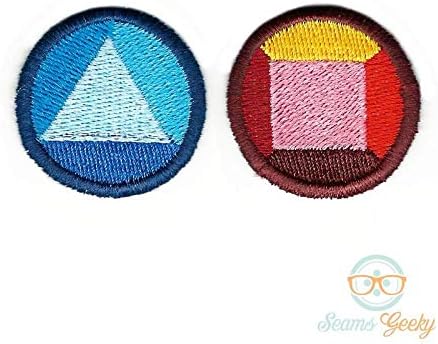 Steven Universe Patch - Garnet - Ruby and Sapphire - Geeky Embroidered Iron on Patch or Applique Applique Souvenir Accessory