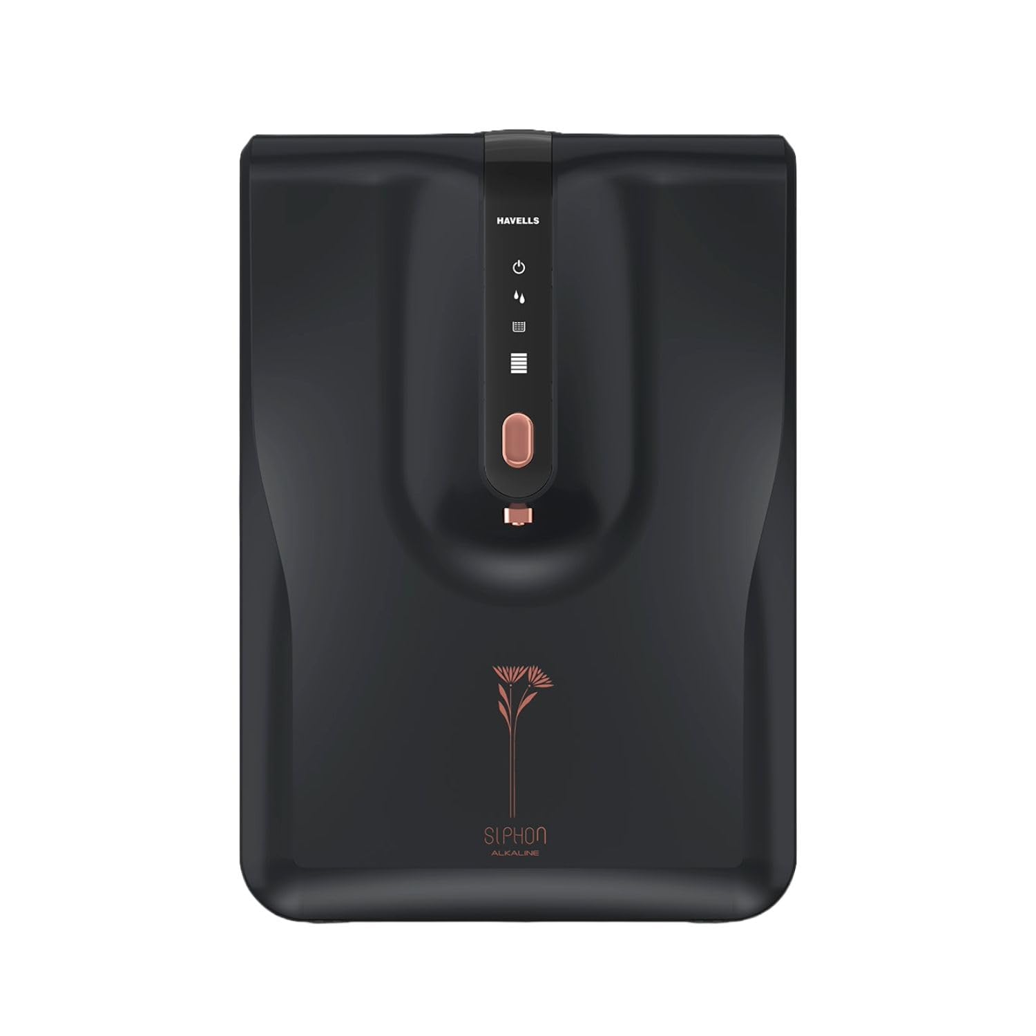 Havells Siphon Alkaline Water Purifier (Black), RO+UV+Alkaline, Copper+Zinc+Magnesium, 8 Stages Purification, 6.5L, Suitable for Borwell, Tanker & Municipal Water with 24 Months Comprehensive Warranty (B0D66RNCRN) Amazon Price History, Amazon Price Tracker