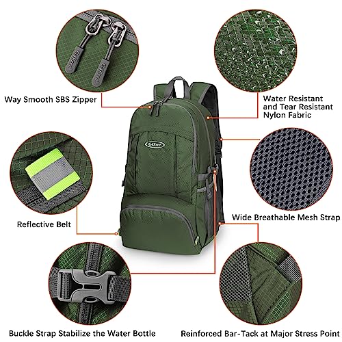 Mochila Ligera Impermeable 40L con Paraguas Compacto 42" miniatura 5