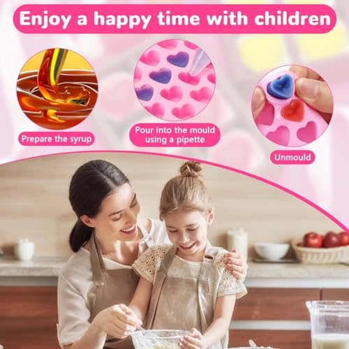 Auauraintt 4 Stück Backmatte Hundekekse,Silikon Backmatte, mit Schaber,Bürste,Kann für DIY Leckerlis für Hunde,für DIY Hundeleckerlies, Schokolade, Kekse, Eiswürfel, Süßigkeiten, BPA-Frei