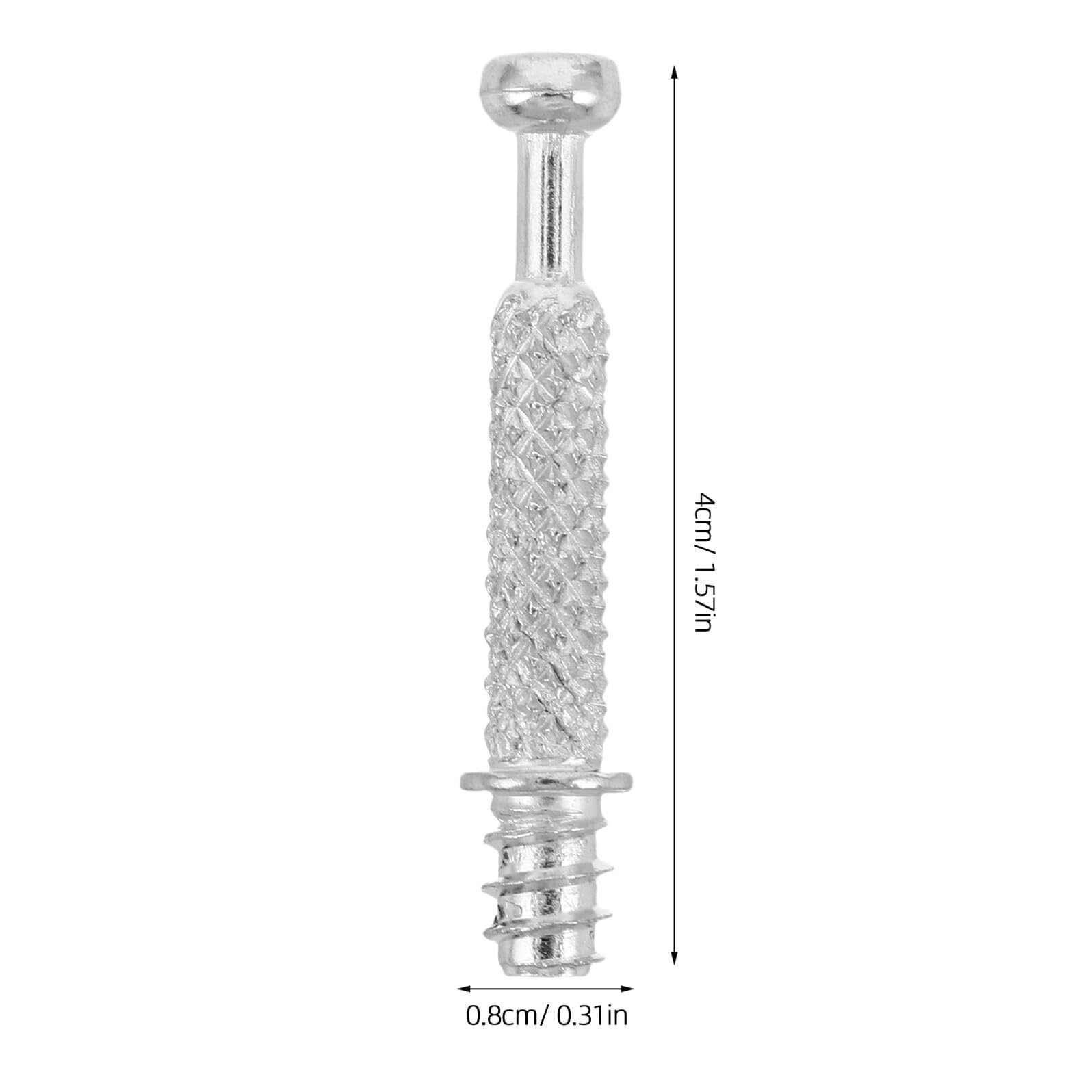 Tornillo de Leva para Armario y Cama 200 Piezas Aleación de Zinc