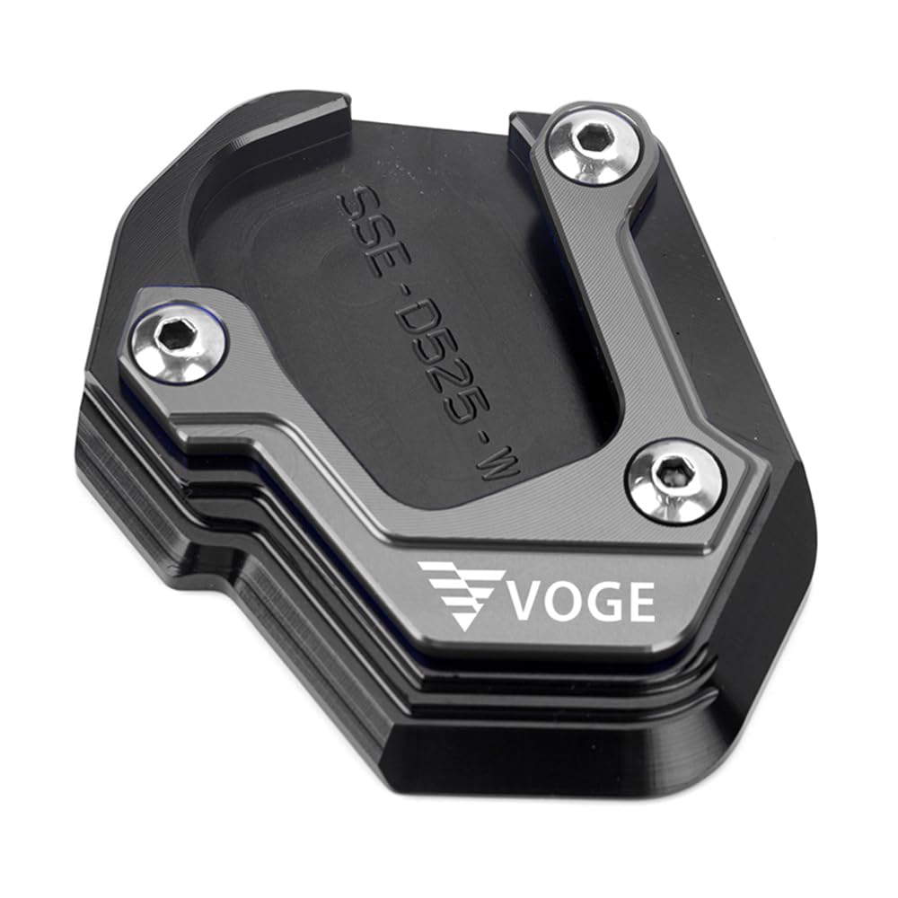Piastra Supporto Laterale Estensione Cavalletto Moto Accessori per Voge Valico DS900X DS525X DSX525 DSX900 525 900 DSX 525dsx 900dsx VOGE 300 Rally 2024 2025 (Grigio)